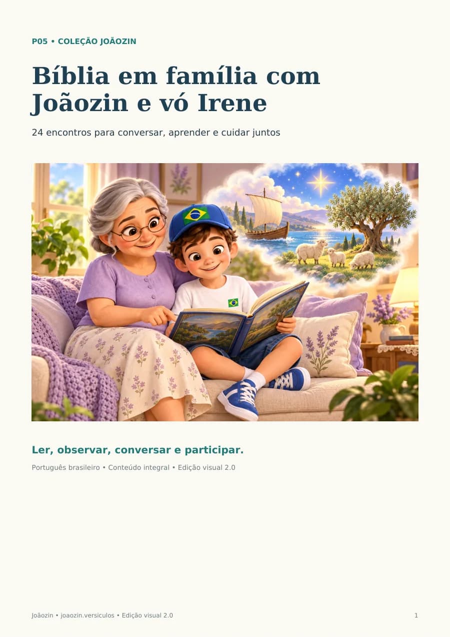 Capa: Bíblia em família
