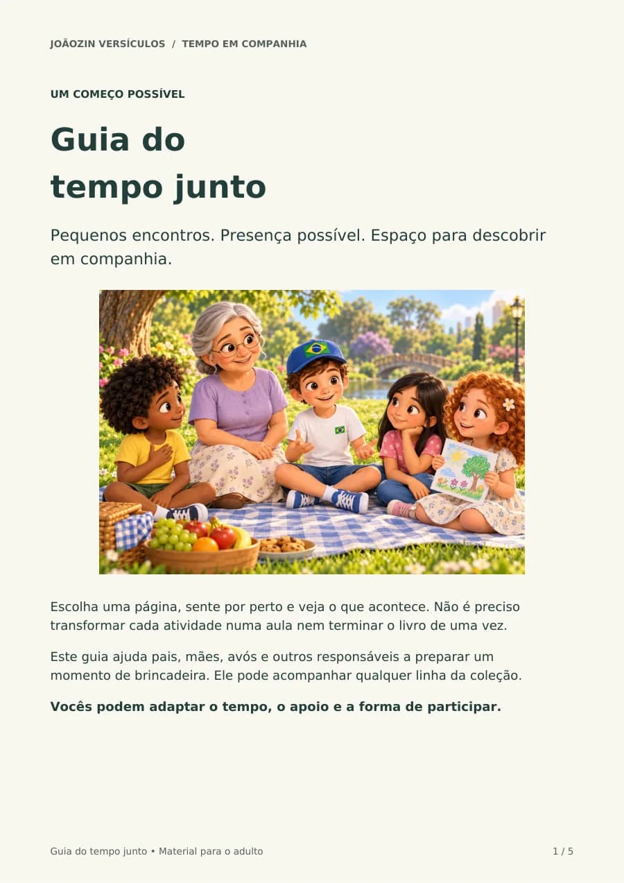 Capa do bônus Guia do tempo junto