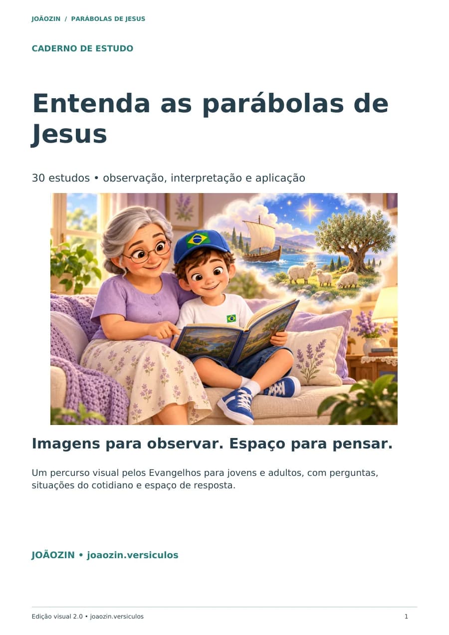 Capa: Entenda as parábolas de Jesus