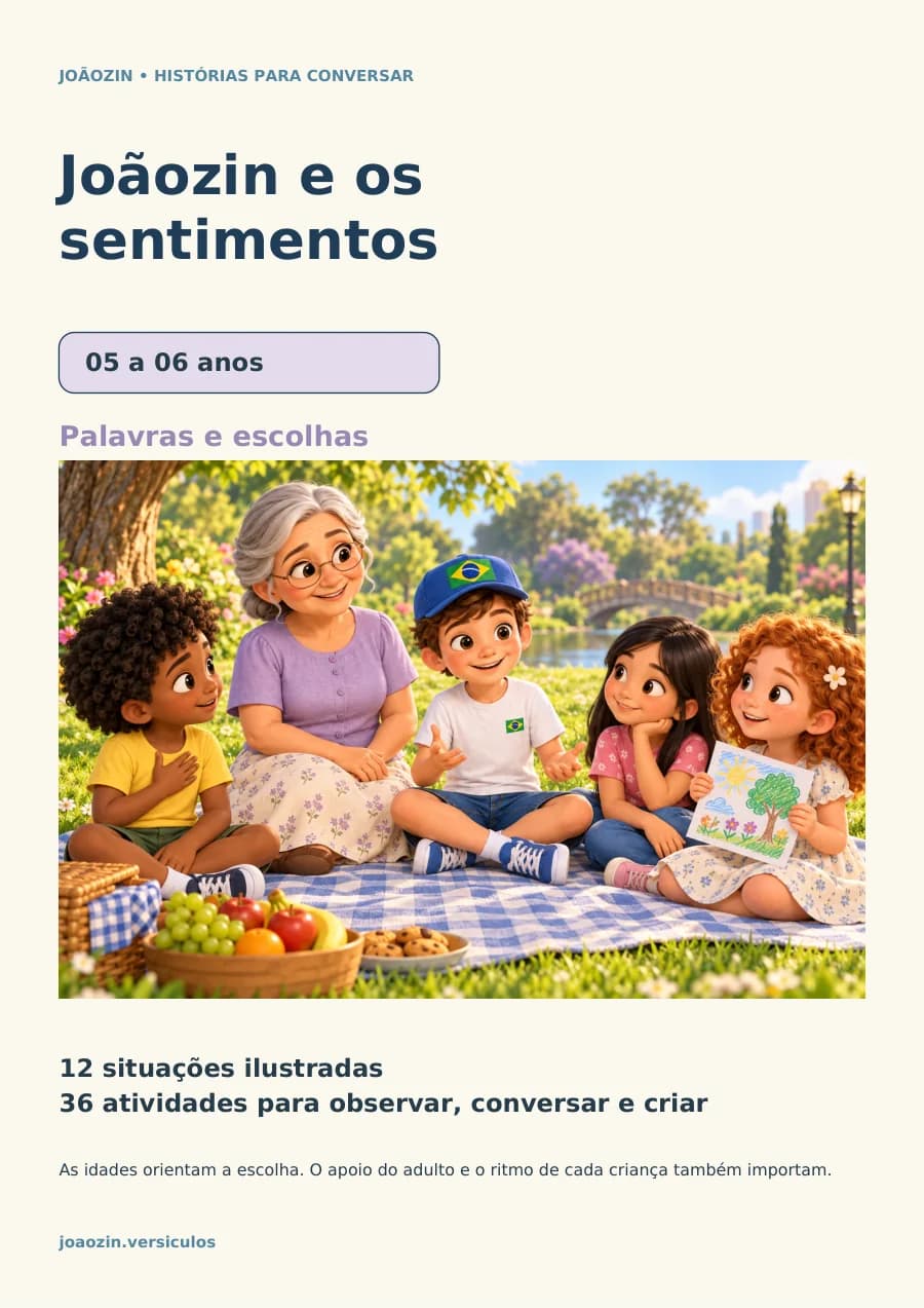 Capa de Joãozin e os sentimentos